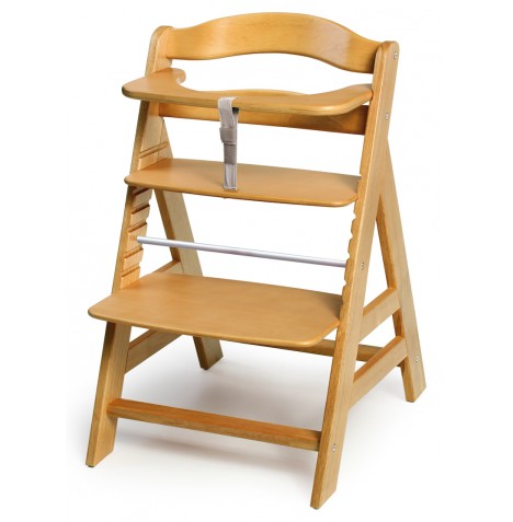 NEW HAUCK NATURAL ALPHA GROW WITH YOUR CHILD WOODEN HIGH CHAIR BABY