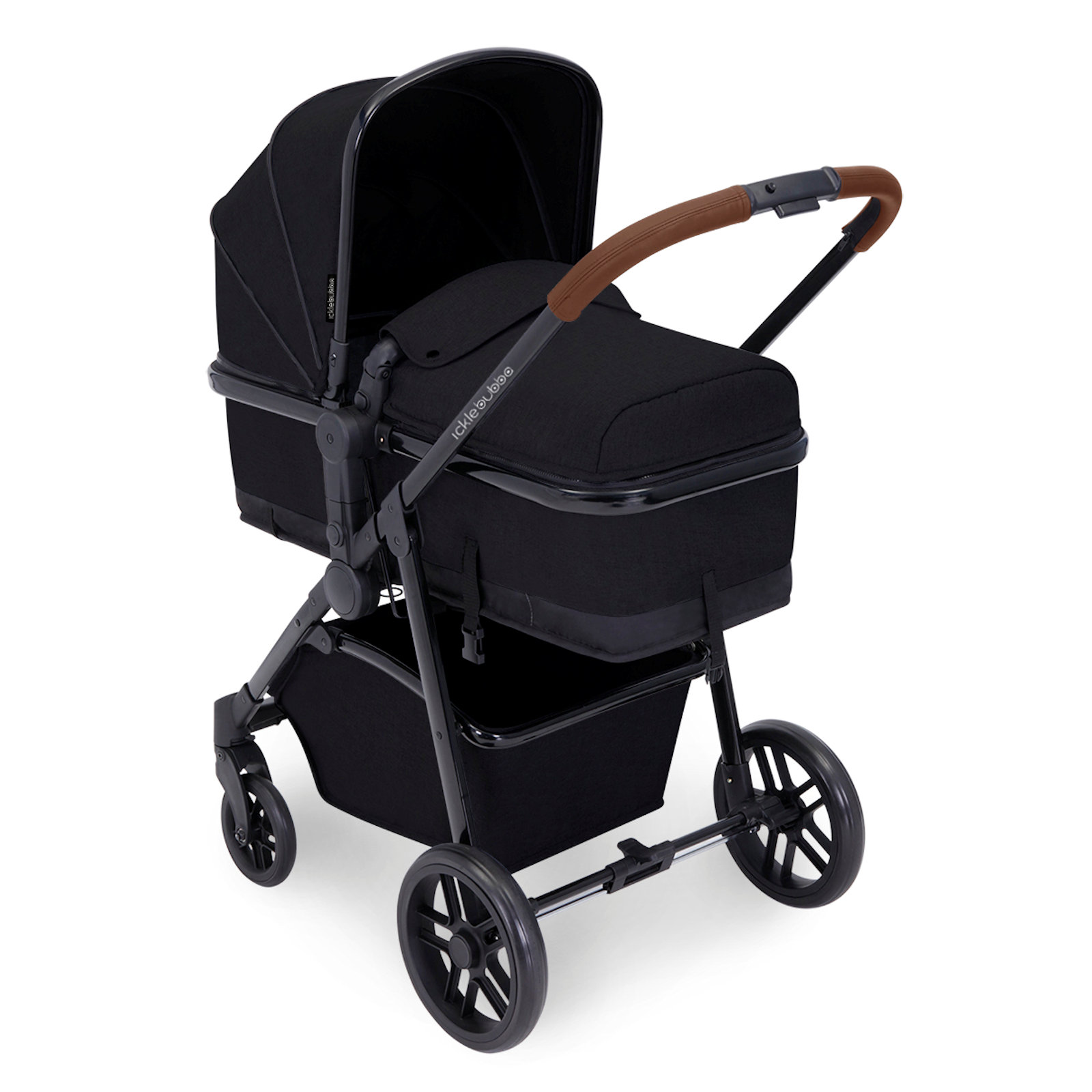 Ickle Bubba Zira Moon 3 in 1 (Astral) Travel System - Black / Tan