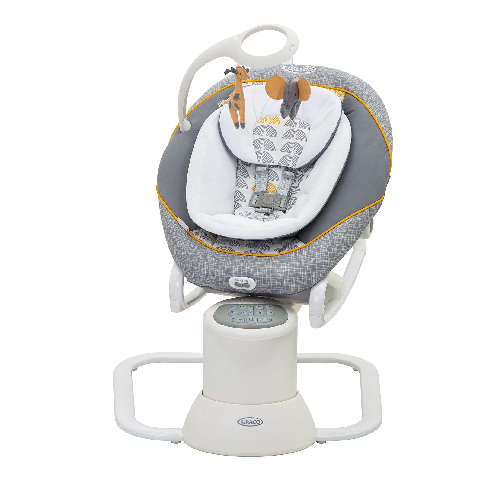 Rocker Horizon Grey Swing Ways – | Musical Online4baby at / Graco Soother 2in1 with Sounds All Vibration Buy &