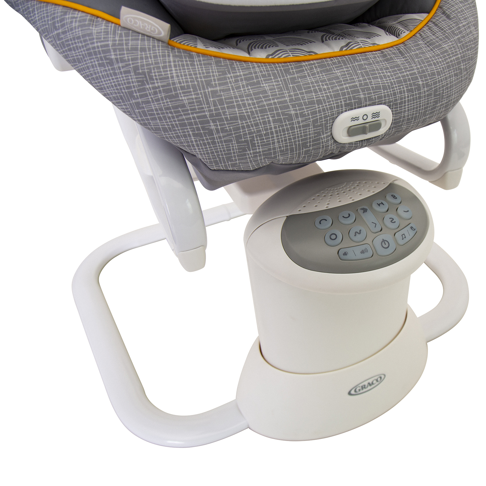 at All Vibration Swing | Graco with – / Soother Musical 2in1 & Rocker Grey Ways Online4baby Horizon Sounds Buy
