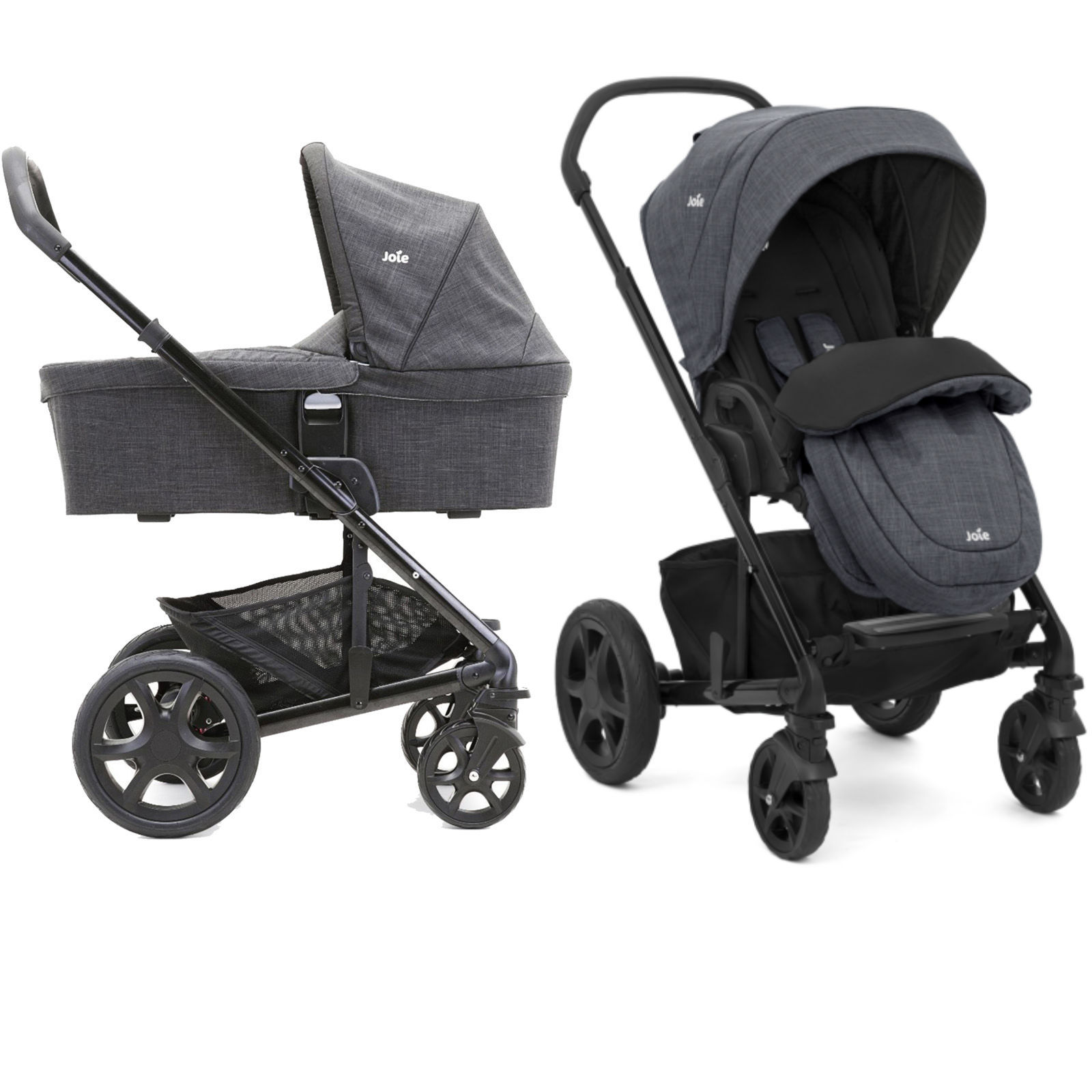 joie pushchair with footmuff