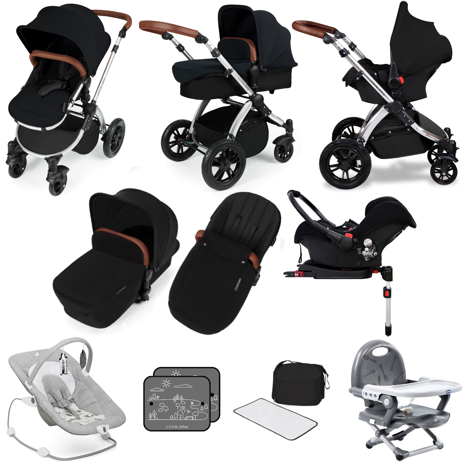 travel system with isofix car seat