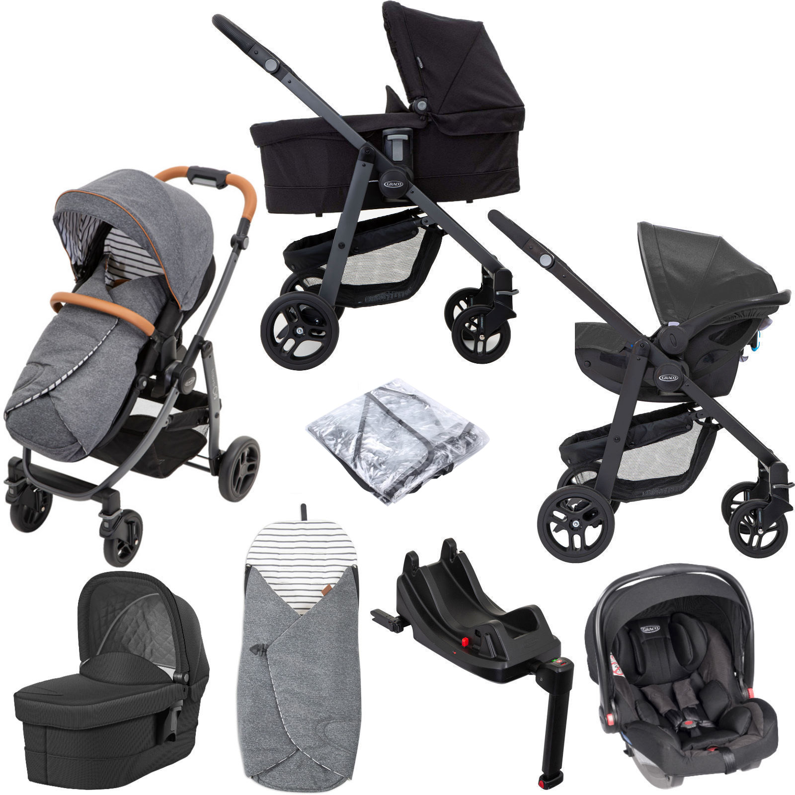 travel system with car seat base
