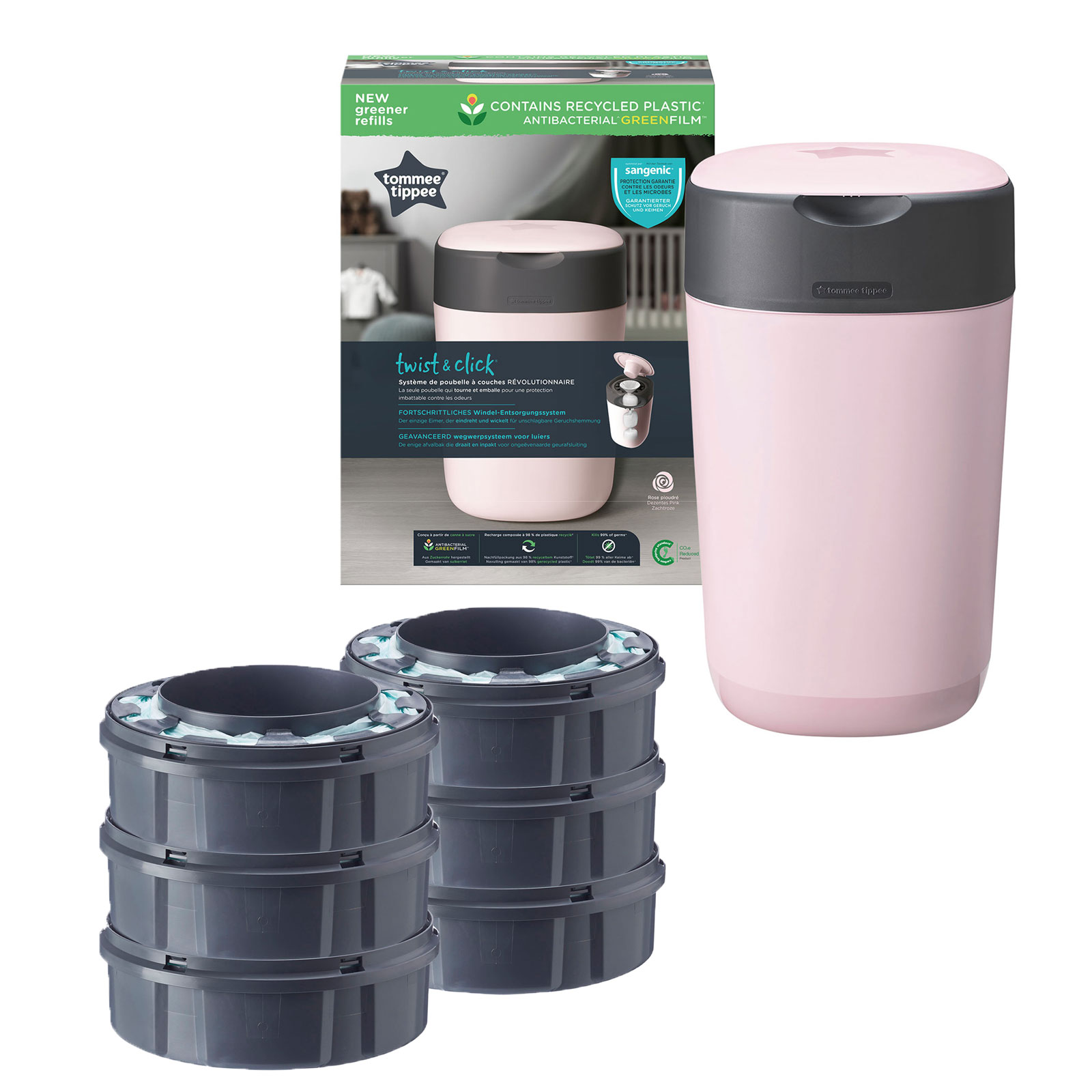 Starter pack Twist&click + 4 recharges, Tommee Tippee de Tommee Tippee