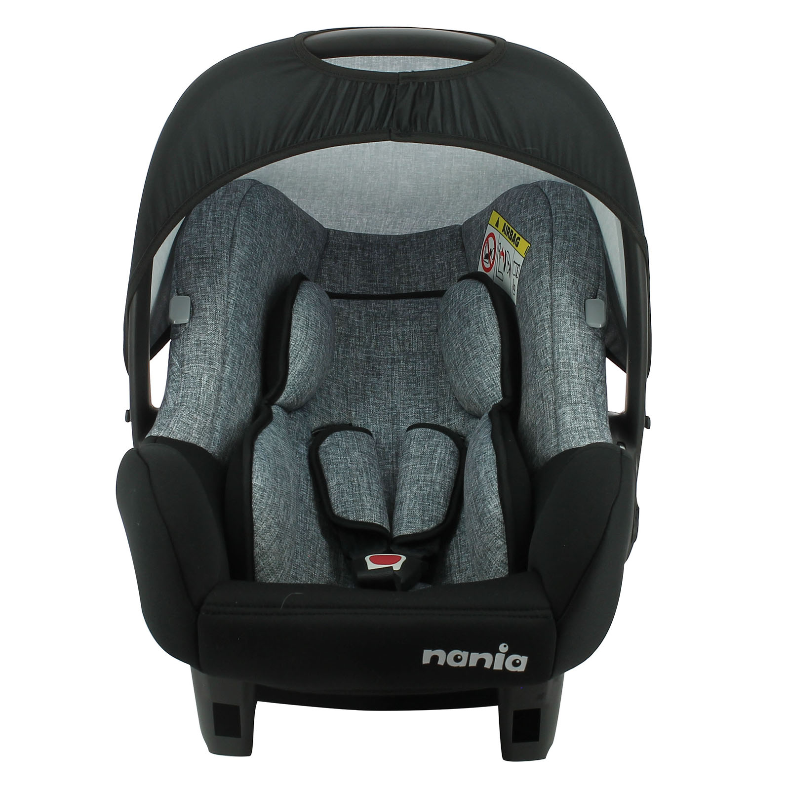 Nania Beone SP Luxe Silver Group 0+ Infant Carrier Car Seat - Black/Grey (0-15 Months)