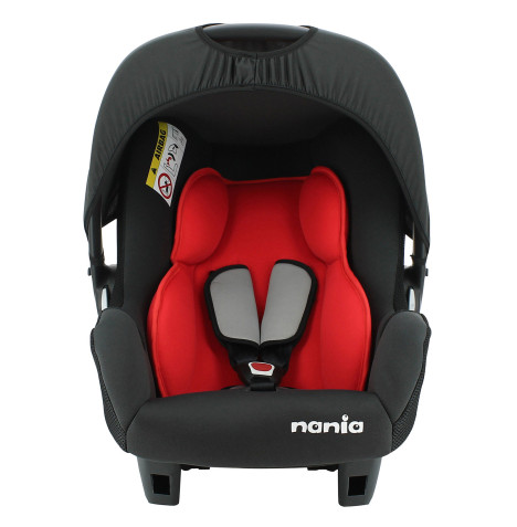 Nania Beone SP Access Red Group 0+ Infant Carrier Car Seat - Black/Red (0-15 Months)