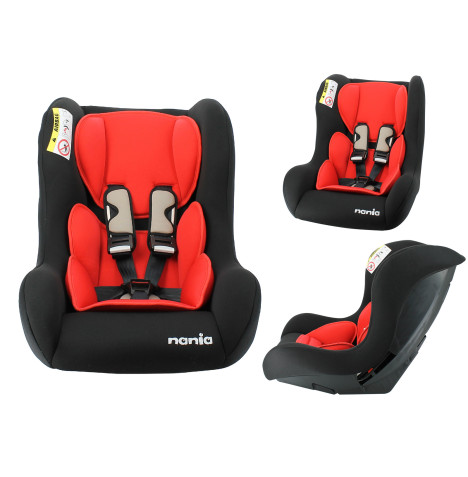 Trio Group 0+/1/2 Car Seat - Black/Red (0-6 Years)