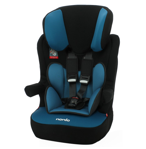Nania Imax Access Group 1/2/3 High Back Booster Car Seat With Harness - Blue (9 months-12 years)