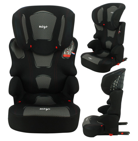 Nania Befix Easyfix Group 2/3 High Back Booster Car Seat - Grafik Black (4-12 Years)
