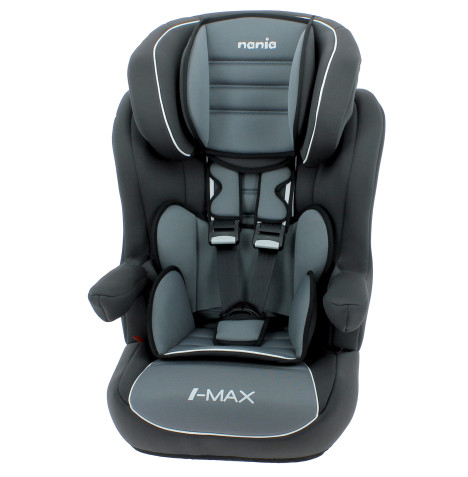 Nania Imax Isofix Luxe Group 1/2/3 High Back Booster - Grey (9 Months-12 Years)