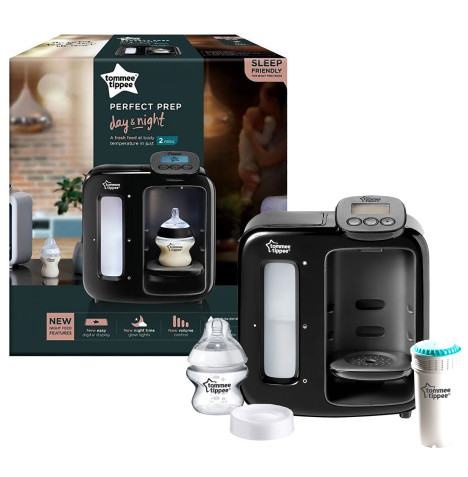 Tommee Tippee Perfect Prep Day & Night Machine Instant Baby Bottle Maker - Slate Black