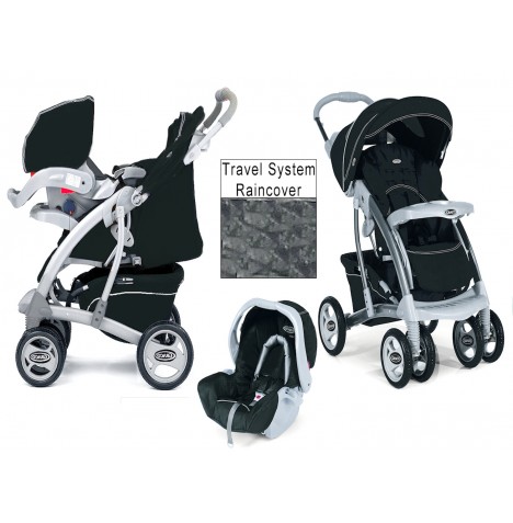 NEW GRACO QUATTRO TOUR TRAVEL SYSTEM PUSHCHAIR AND CAR SEAT CHROME ...