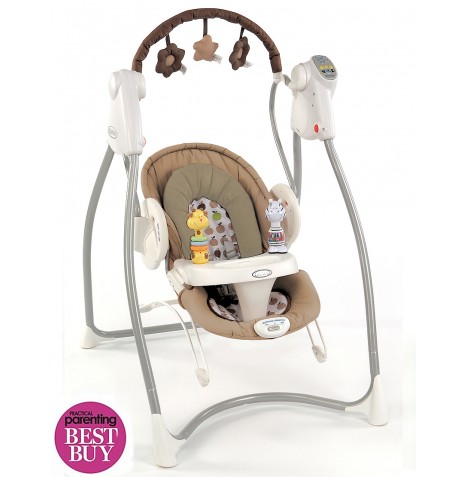 Graco Swing n Bounce Musical Swing   Apple