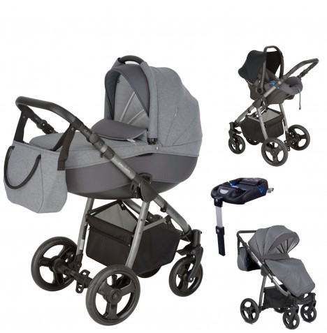 travel system prams with isofix base